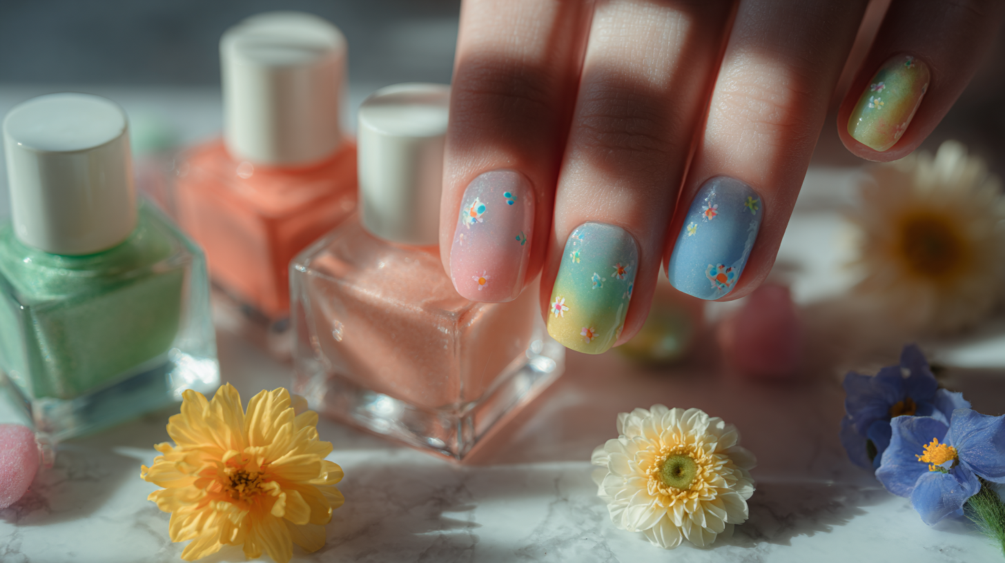 manicure na święta