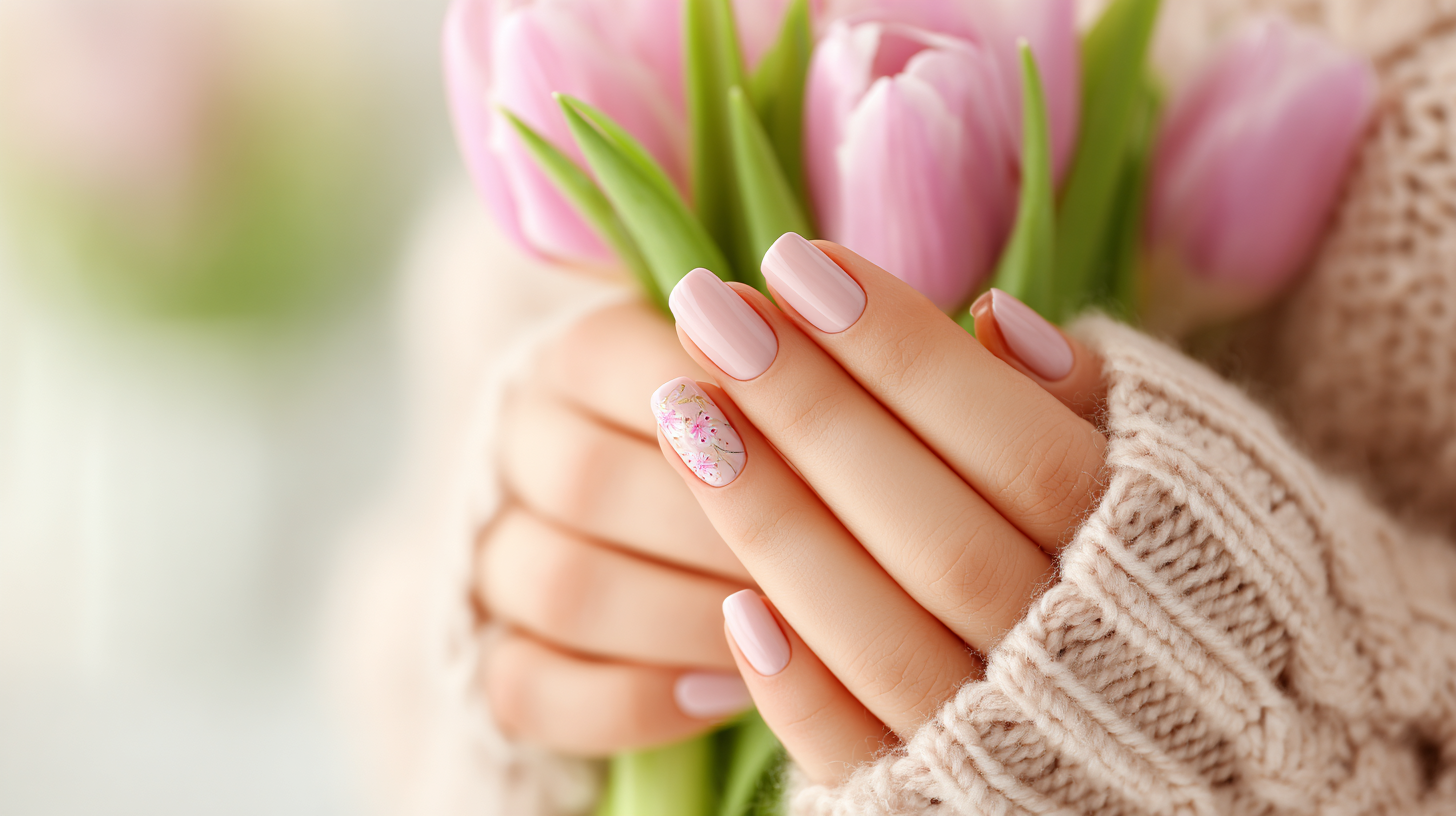 Wiosenna energia w świątecznym manicure